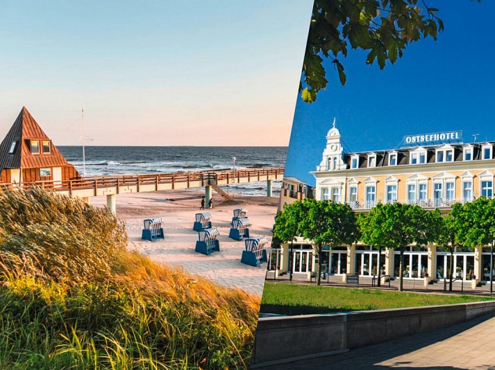 SEETELHOTEL Ostseehotel Ahlbeck - Glückliches Paar am Strand