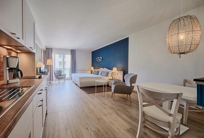 Dorint Hotel Binz-Therme - Wohnbeispiel Appartement 1 Schlafzimmer 31-35 qm (Zimmercodierungen AB1 & XB1)