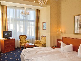 SEETELHOTEL Esplanade - Wohnbeispiel Doppelzimmer Landseite (Zimmercodierung DBL)