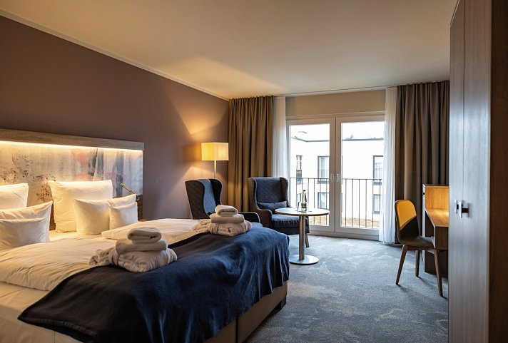 Santé Royale Rügen Resort - Wohnbeispiel Doppelzimmer Standard (Zimmercodierungen DB1 & DB2)