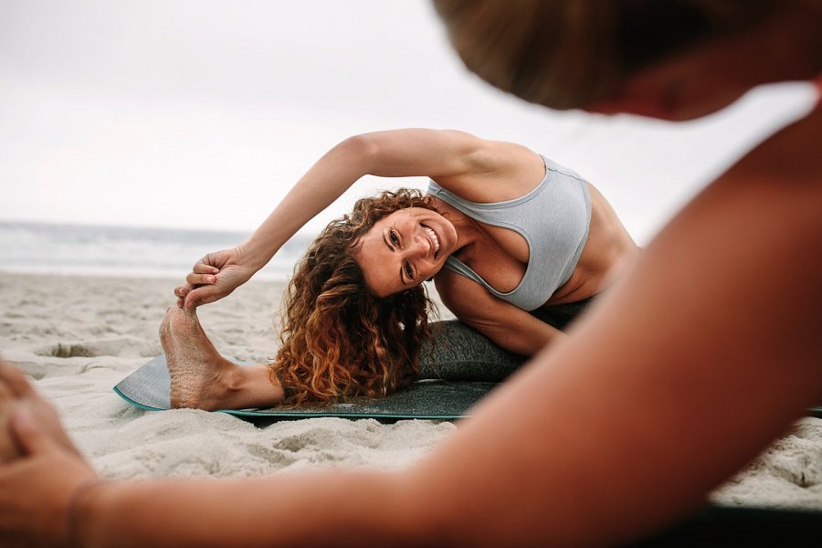 Santé Royale Rügen Resort - Yoga am Strand