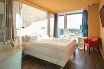 aja Warnemünde - Wohnbeispiel Doppelzimmer seitl. Meerblick (Zimmercodierung D1N)