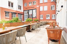 Hanse House Wismar - Hotelterrasse