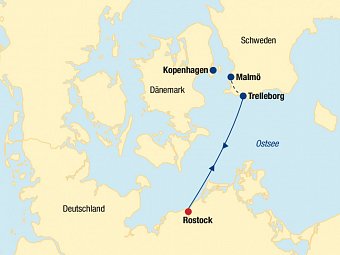 Minikreuzfahrt Südschweden inkl. Malmö