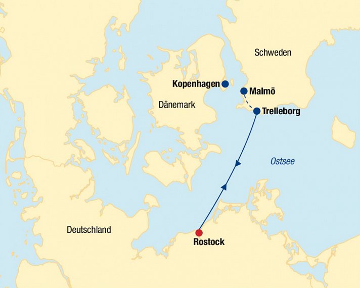 Minikreuzfahrt Südschweden inkl. Malmö
