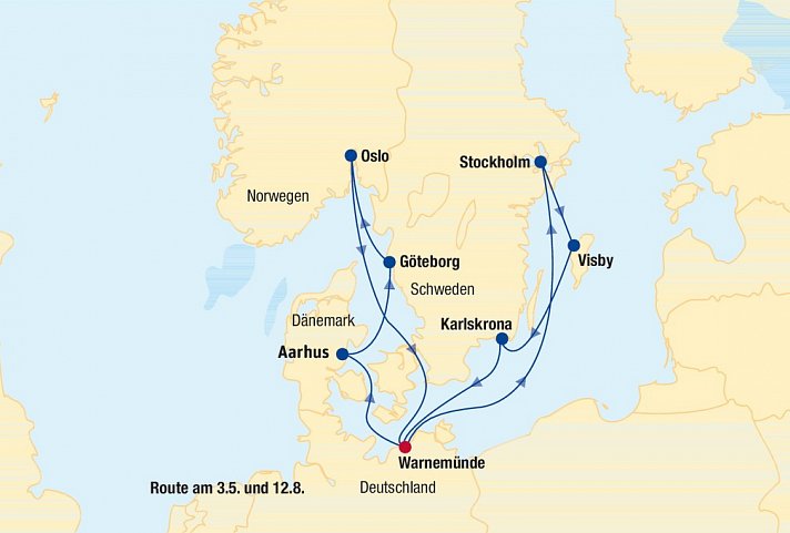 Kreuzfahrt Ostsee inkl. Parkplatz