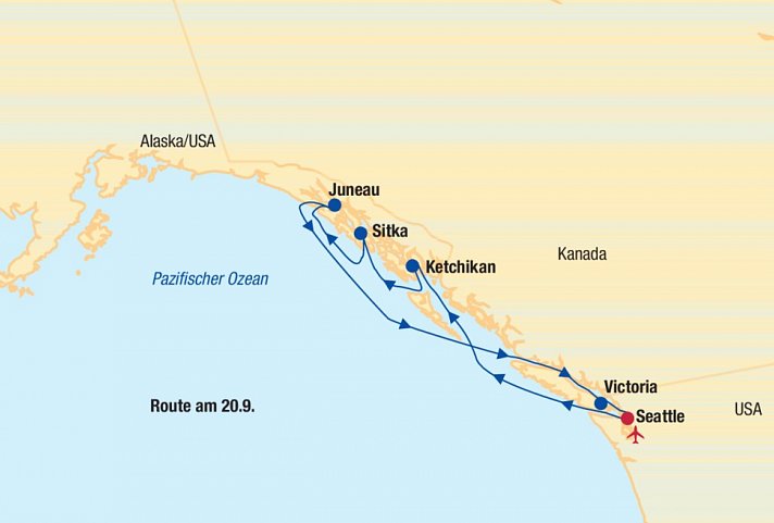 Kreuzfahrt Alaska