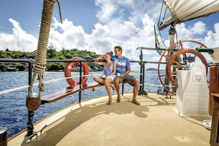 Seychellen - Boat & Hotel