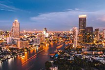Asien - Vietnam, Kambodscha Rundreise & Baden Thailand - Skyline Bangkok