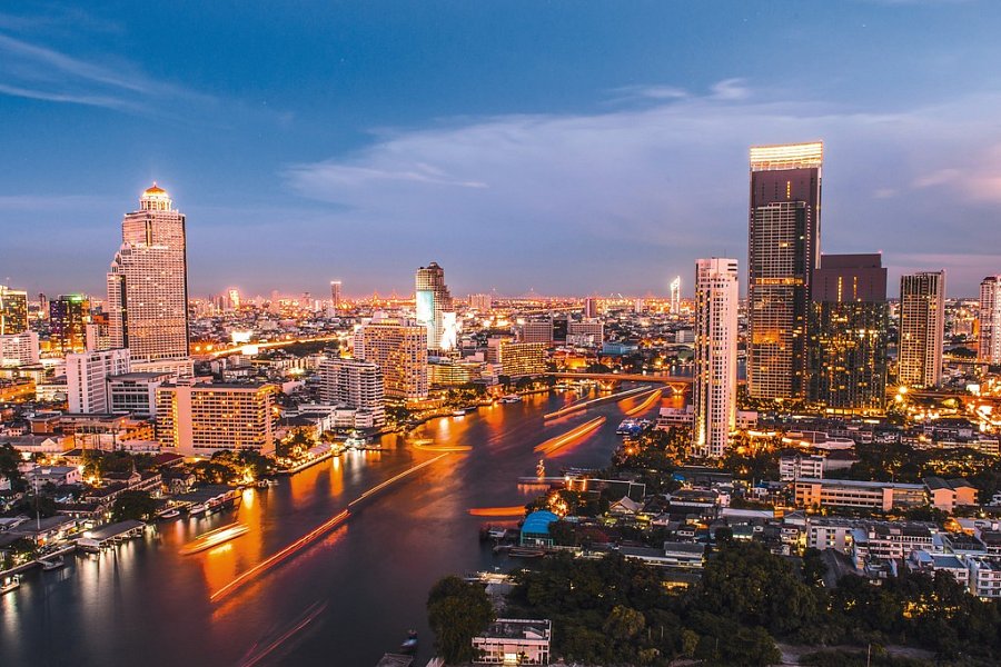Asien - Vietnam, Kambodscha Rundreise & Baden Thailand - Skyline Bangkok