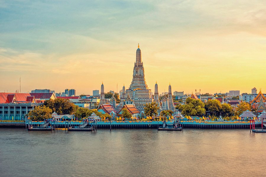 Asien - Vietnam, Kambodscha Rundreise & Baden Thailand - Wat Arun, Bangkok