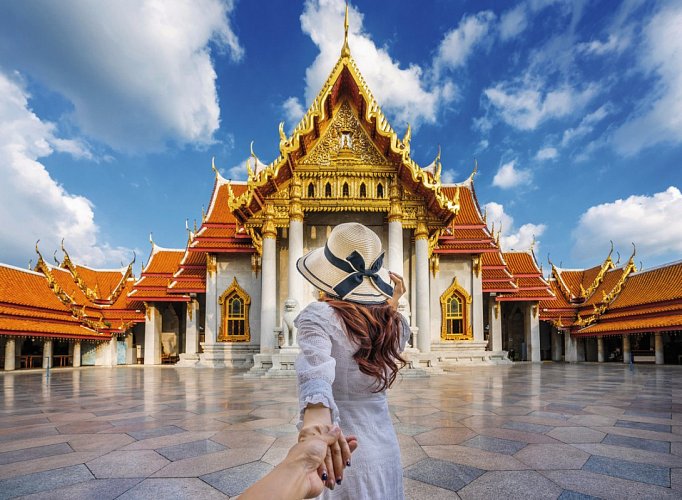 Asien - Vietnam, Kambodscha Rundreise & Baden Thailand - Marble Tempel - Bangkok