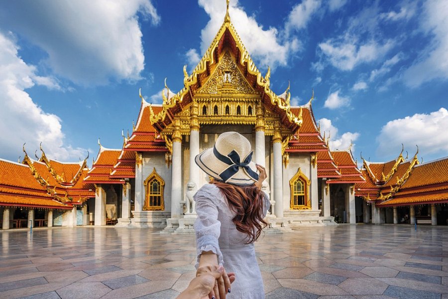 Asien - Vietnam, Kambodscha Rundreise & Baden Thailand - Marble Tempel - Bangkok