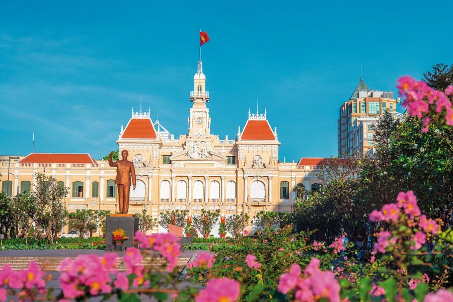 Asien - Vietnam, Kambodscha Rundreise & Baden Thailand - Hoh-Chi-Minh-Stadt - Rathaus