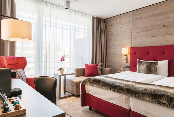 AMERON Davos Swiss Mountain Resort - Wohnbeispiel Doppelzimmer Premium (Zimmercodierung DM1)