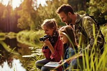 Saline 1822 - Familie in der Natur