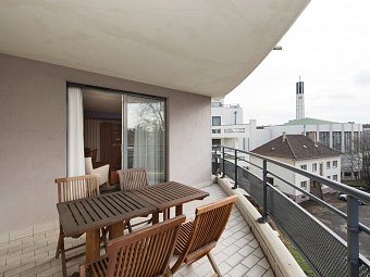 Hotel Le Jean-Sébastian Bach - Beispiel Deluxe Studio - Balkon