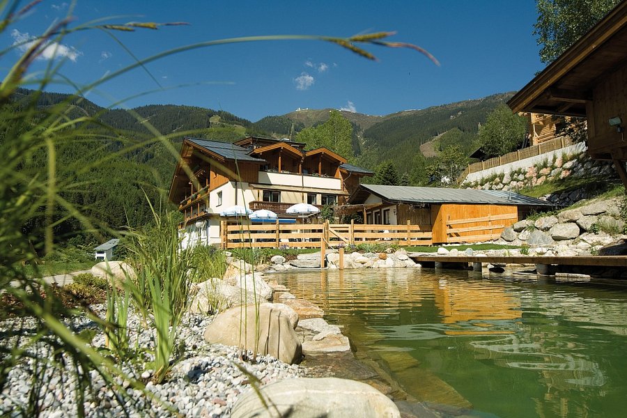 Gartenhotel Daxer - solarbeheizter Naturbadeteich