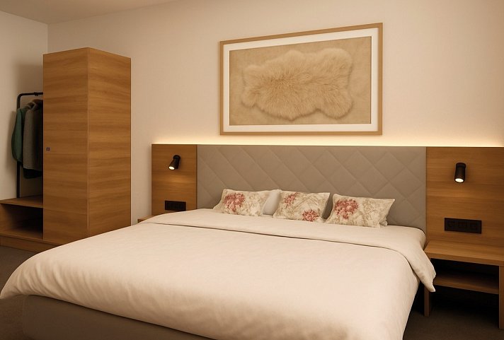 Thermenhotel Krone - Wohnbeispiel Doppelzimmer (Zimmercodierung DB7)