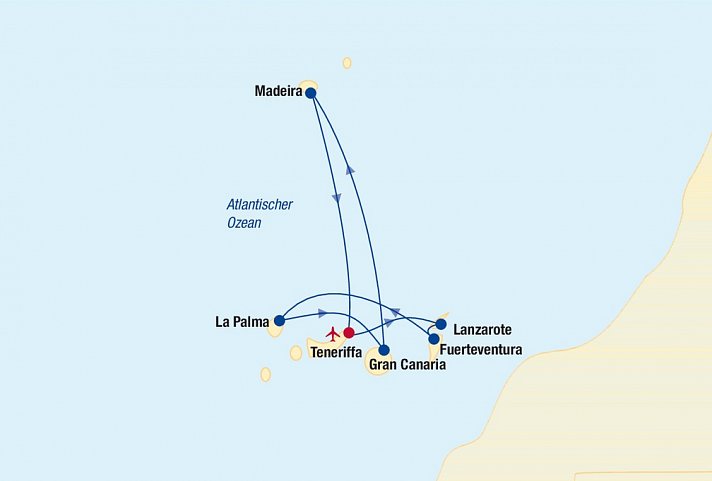 Kreuzfahrt Kanaren & Madeira