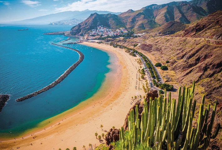 Kreuzfahrt Kanaren + Madeira - Teneriffa, Playa de las Teresitas
