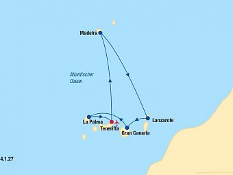Kreuzfahrt Kanaren & Madeira