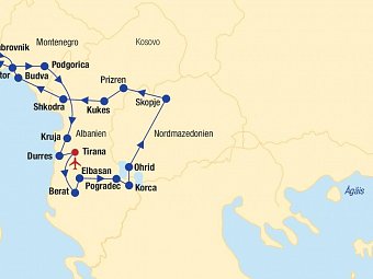 Balkan Rundreise