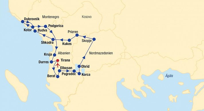 Balkan Rundreise