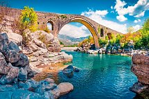 Balkan Rundreise - Bogenbrücke bei Shkodra