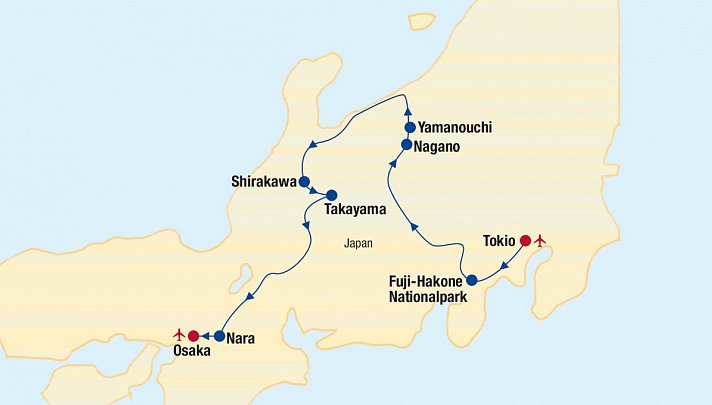 Japan Rundreise