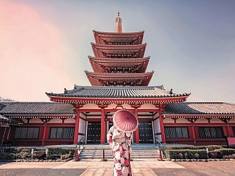 Japan Rundreise - Tokyo, Sensoji-Tempel