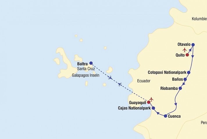 Ecuador & Galapagos Rundreise
