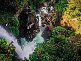 Ecuador Rundreise - Pailón del Diablo