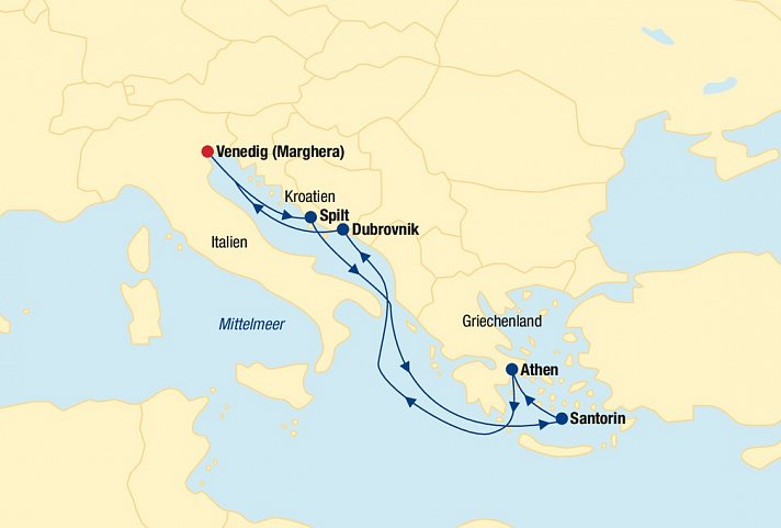 Schlagerkreuzfahrt Östliches Mittelmeer