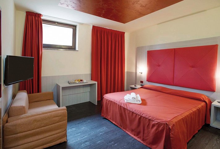 Hotel Sole - Wohnbeispiel Doppelzimmer Economy (Zimmercodierungen DE1, DB1 & DB9)