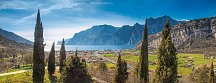 Arco Smart Hotel - Blick von Arco zum Gardasee
