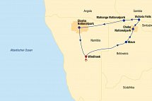 Namibia, Botswana, Simbabwe - Rundreise