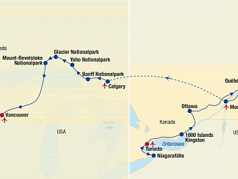 Kanada Rundreise