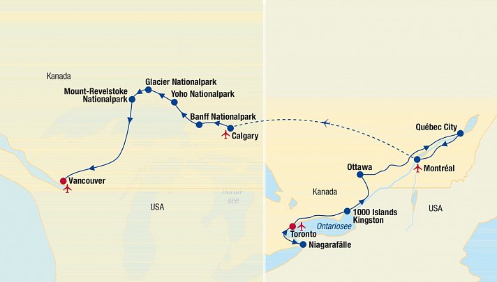 Kanada Rundreise