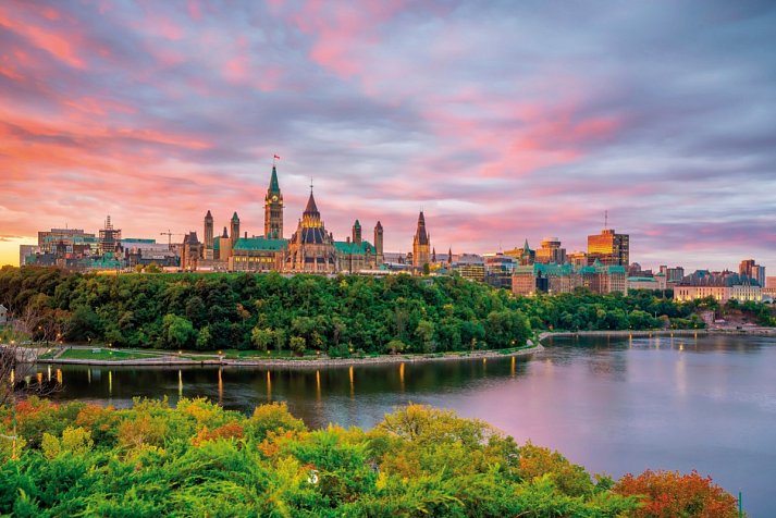 Kanada Rundreise - Von Ost nach West - Parliament Hill in Ottawa
