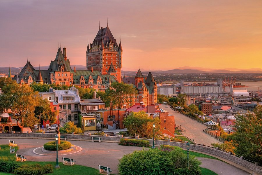 Kanada Rundreise - Von Ost nach West - Frontenac Castle in Quebec