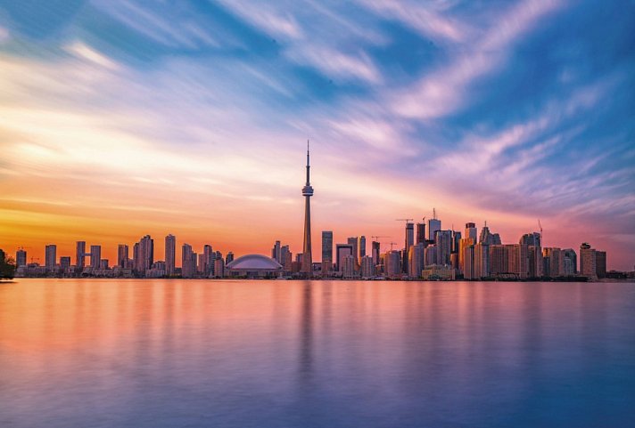 Kanada Rundreise - Ost und West - Toronto Downtown Skyline