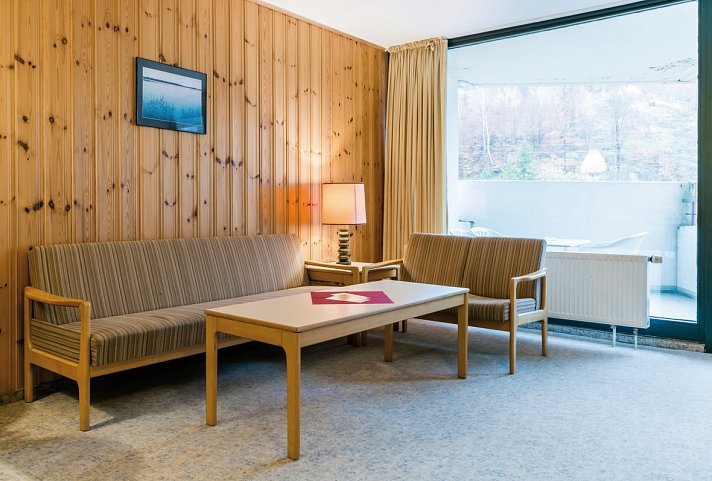 Panoramic Hotel – Ihr Aparthotel im Harz - Wohnbeispiel Economy Twin Appartement (Zimmercodierungen AB1, AB2, AB3, UC1, UC2, EC1 & EC2)