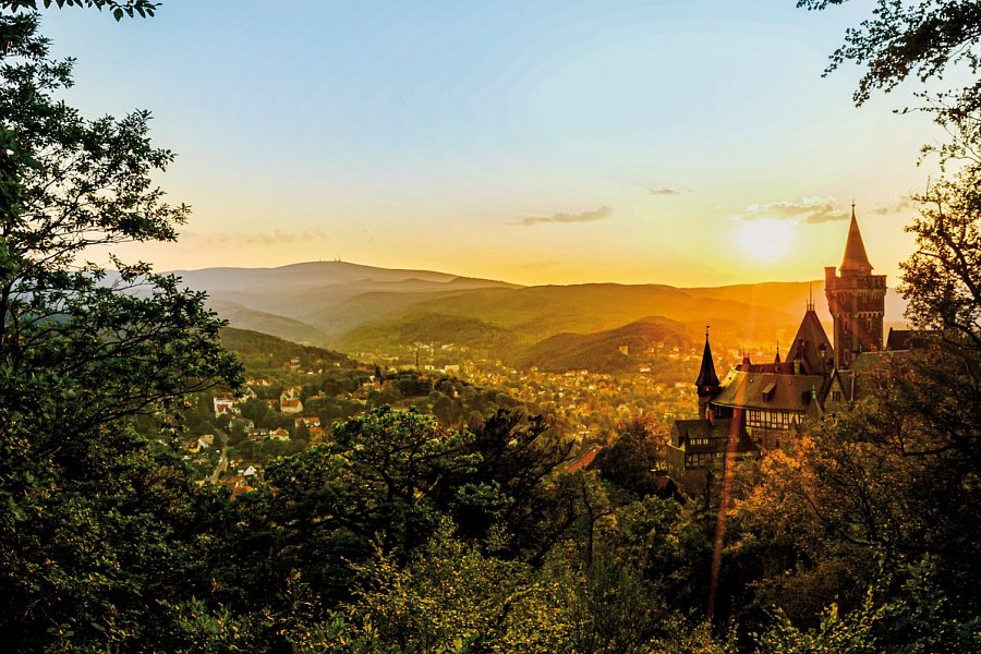 A-ROSA Gothisches Haus Wernigerode - Schloss und Blick auf Wernigerode