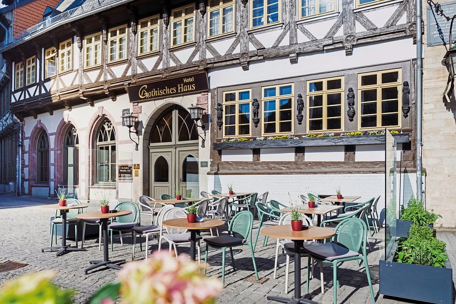 A-ROSA Gothisches Haus Wernigerode - Terrasse des Hotels
