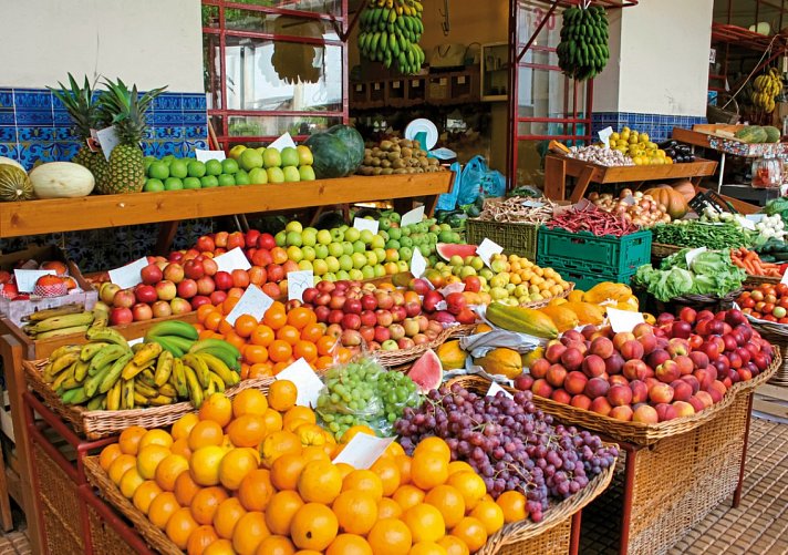 Algarve - Standortrundreise & Baden - Markt in Funchal