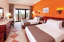 Nilkreuzfahrt und Baden in Hurghada - Wohnbeispiel Doppelzimmer Standard Poolblick (Zimmercodierungen DGP & DCP)