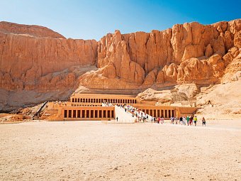 Nilkreuzfahrt mit Kairo und Baden in Hurghada - Tempel der Hatschepsut
