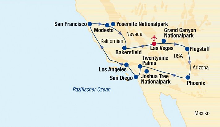 USA / Westen Rundreise