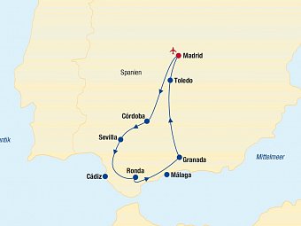 Andalusien Rundreise (9 Nächte)